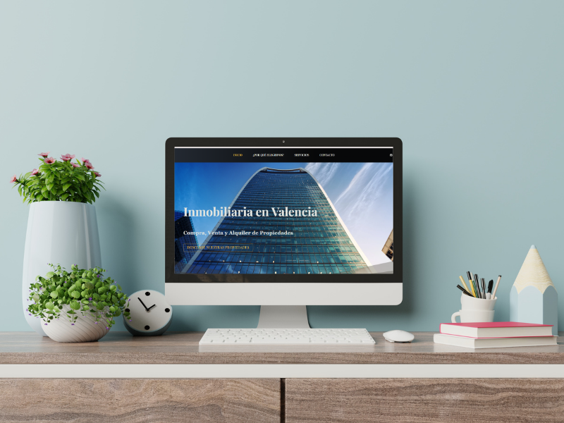 Diseño web profesional y SEO para inmobiliaria en Valencia