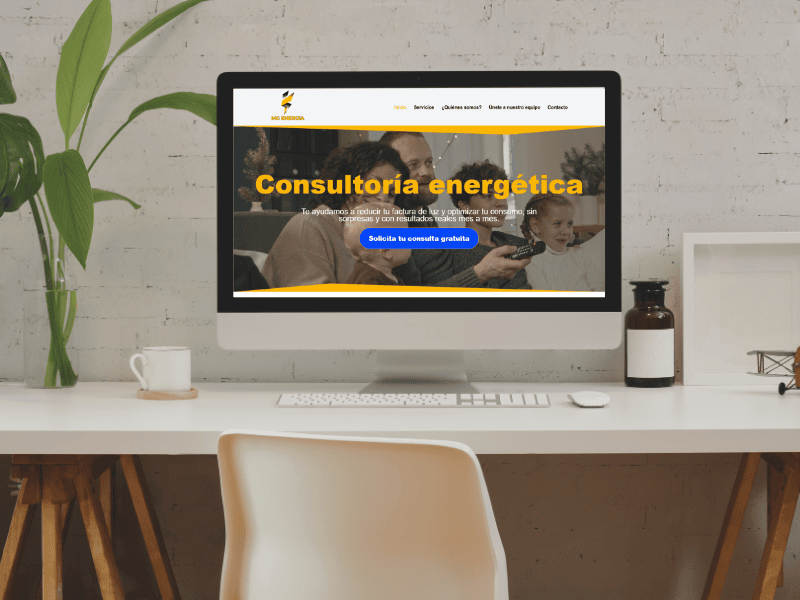 Rediseño web y posicionamiento local para la consultoría energética MG Energía