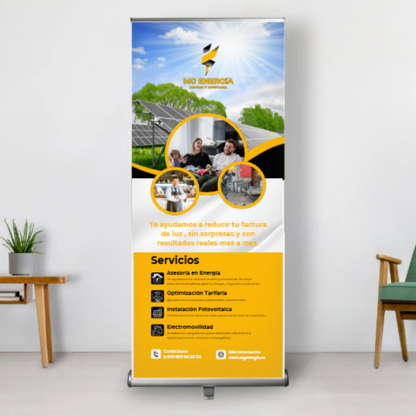 Rediseño web y posicionamiento local para MG Energía con diseño gráfico profesional