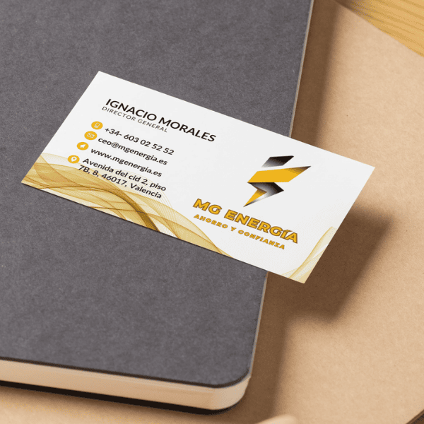 Rediseño web y posicionamiento local para MG Energía con diseño gráfico profesional